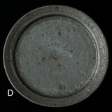 黒志野リム8寸皿