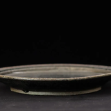 黒志野リム7寸皿