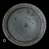 黒志野リム7寸皿