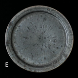 黒志野リム7寸皿